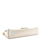 Metallic Calfskin Love Note Gold Silver