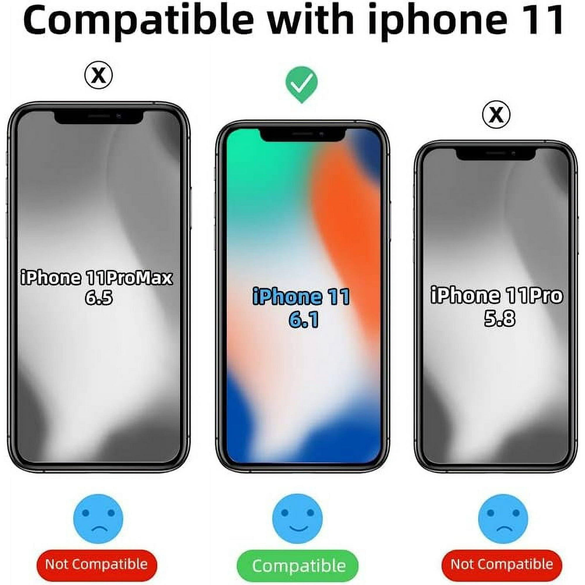 Entronix Case Compatible with iPhone 11 - [Flexible] Luxury Glossy Heart