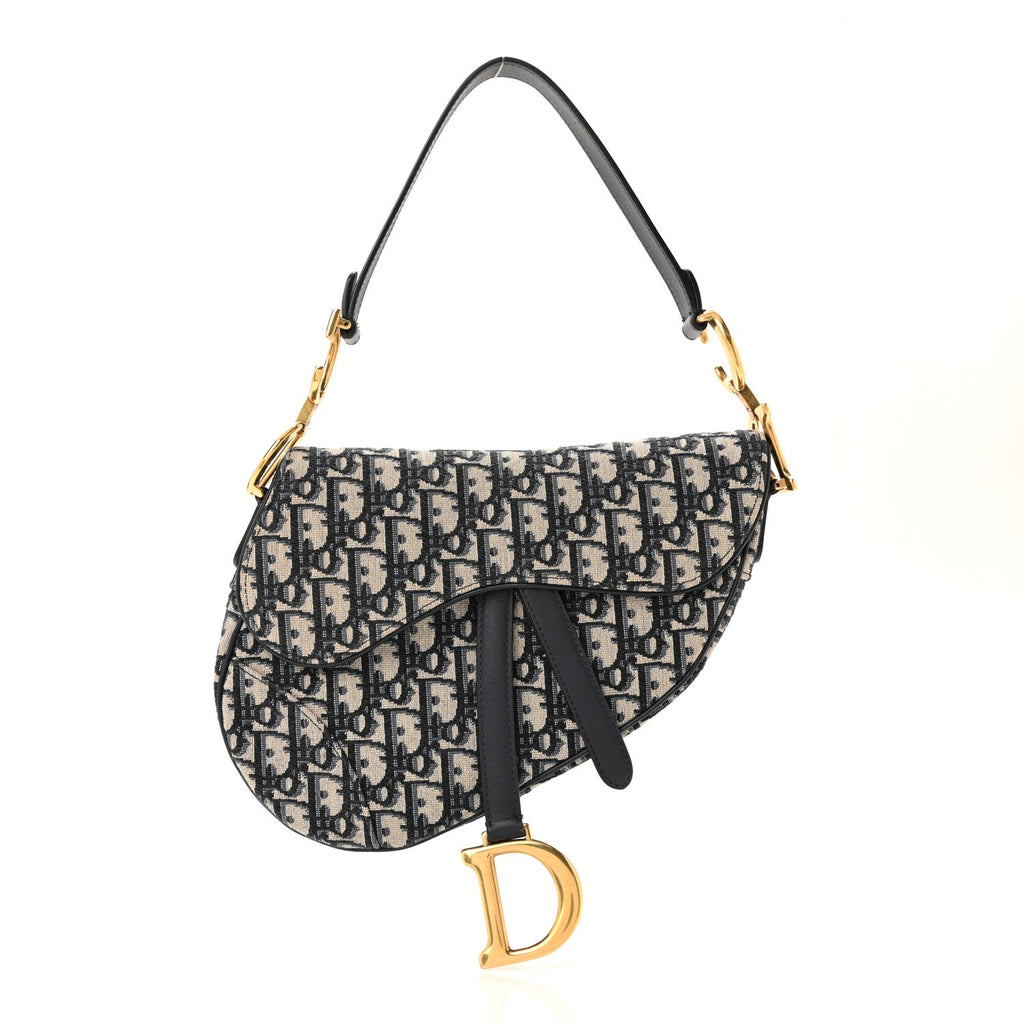 Oblique Saddle Bag Blue