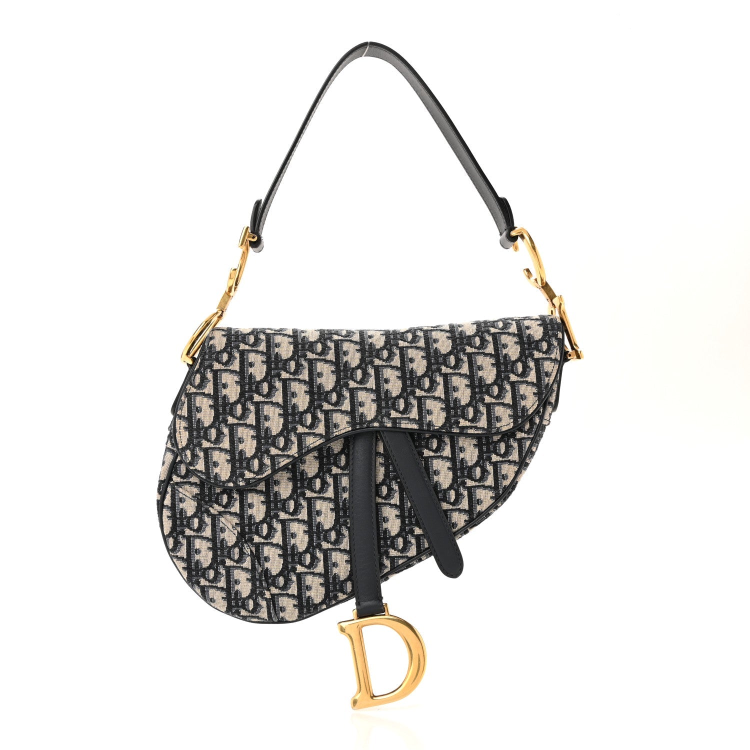 Oblique Saddle Bag Blue