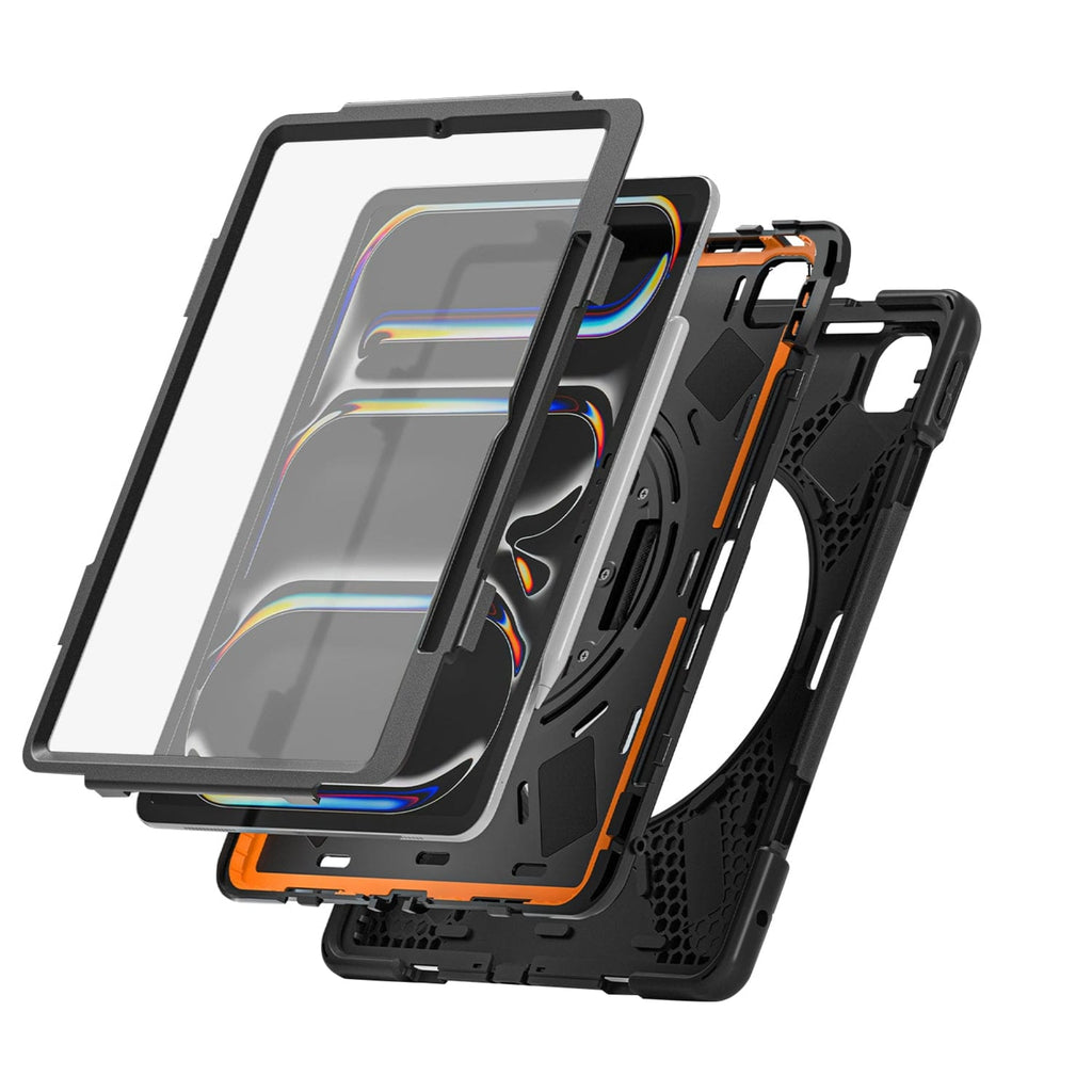 Raider-X Series Heavy-Duty Case for Apple iPad Pro (M4) 13" 2024 - Scorpion Black