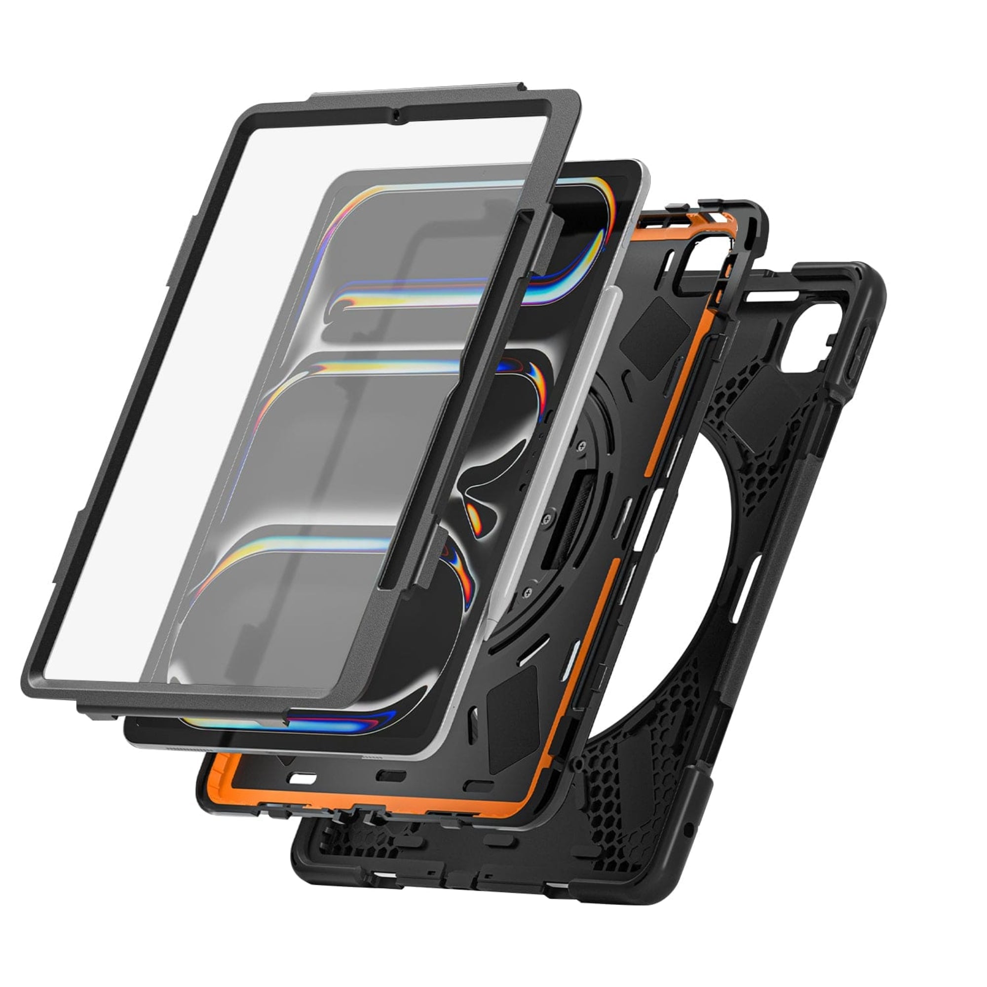Raider-X Series Heavy-Duty Case for Apple iPad Pro (M4) 13" 2024 - Scorpion Black