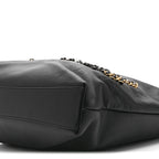 Calfskin Chain 20s Signature Tote Black