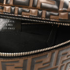 Vitello Century Bi-Color FF 1974 Embossed Belt Bag Maya Black
