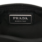 Re-Nylon Saffiano Belt Bag Black