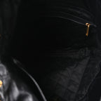 Shiny Calfskin Quilted Small Chanel 22 Black