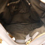 Calfskin Medium Marcie Satchel Cashmere Grey