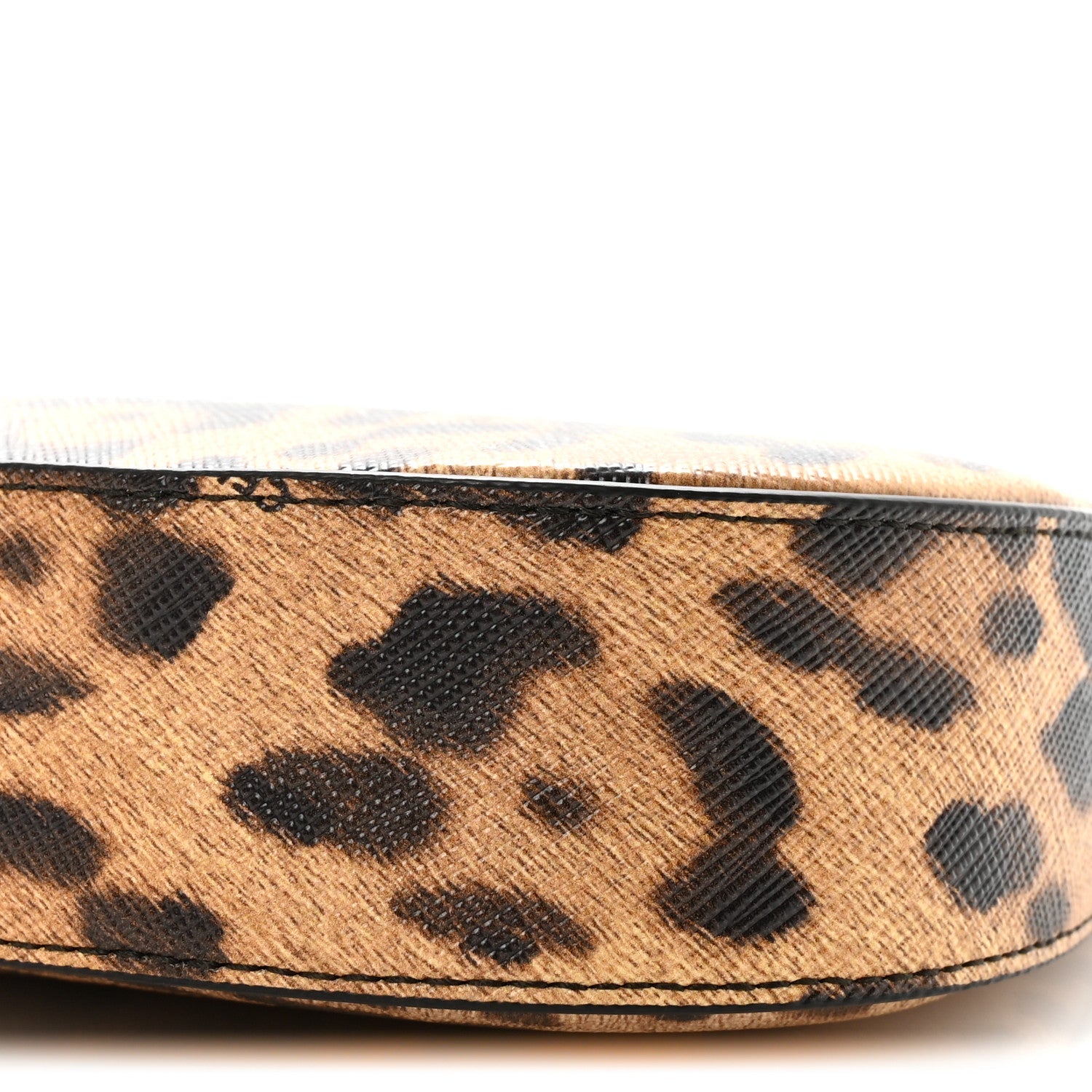 Canvas Calfskin Medium Tilly Triomphe Shoulder Bag Leopard