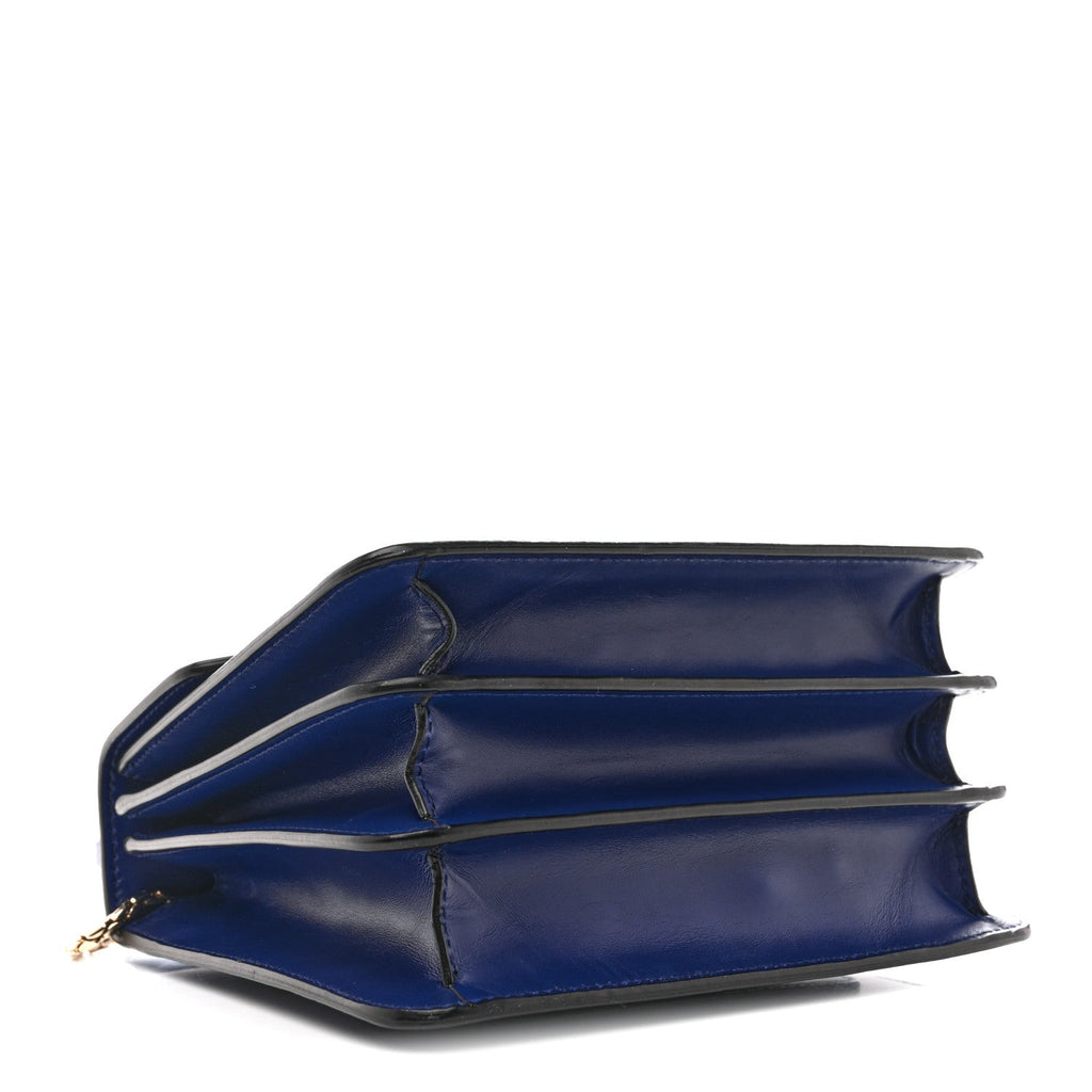 Calfskin Serpenti Forever Top Handle Blue