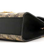 GG Supreme Monogram Bees Small Padlock Shoulder Bag Black