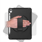 SAHARA - Raider Series Heavy Duty Hand Strap Case for Apple iPad 11'' (A16) and 10.9" (10th Gen) - Black