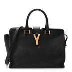 Calfskin Small Classic Y Cabas Black