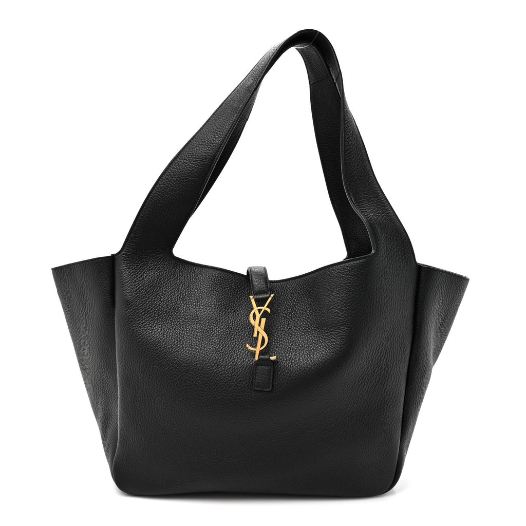 Grained Deerskin Bea Tote Black