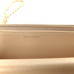 Caviar Quilted Wallet on Chain WOC Beige