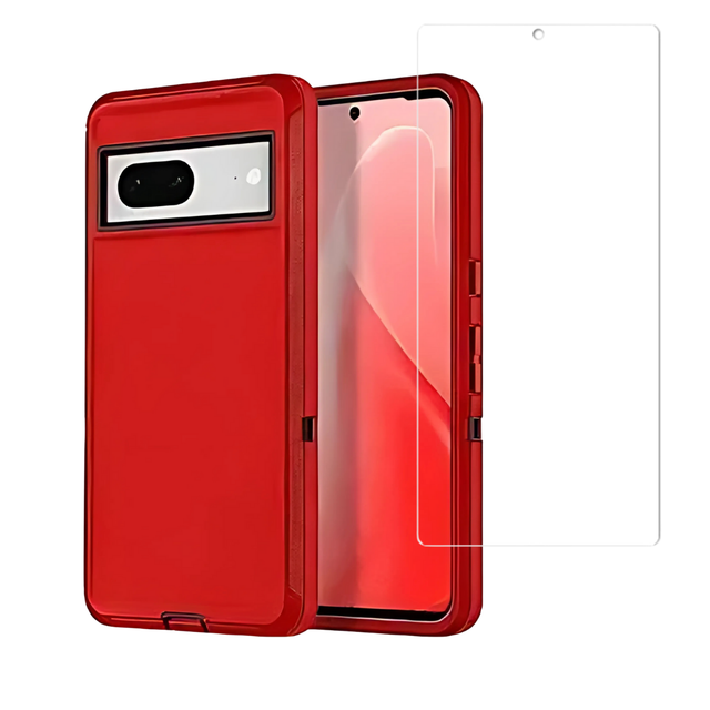 Entronix Bundle Compatible with Pixel 9 - Heavy Duty Case & 1 Clear Screen Protector