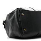 Calfskin Buckley Duffle Bag Black