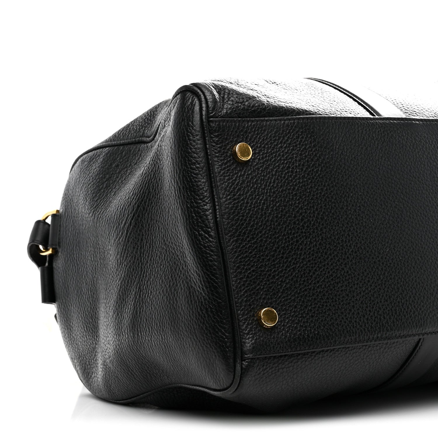 Calfskin Buckley Duffle Bag Black