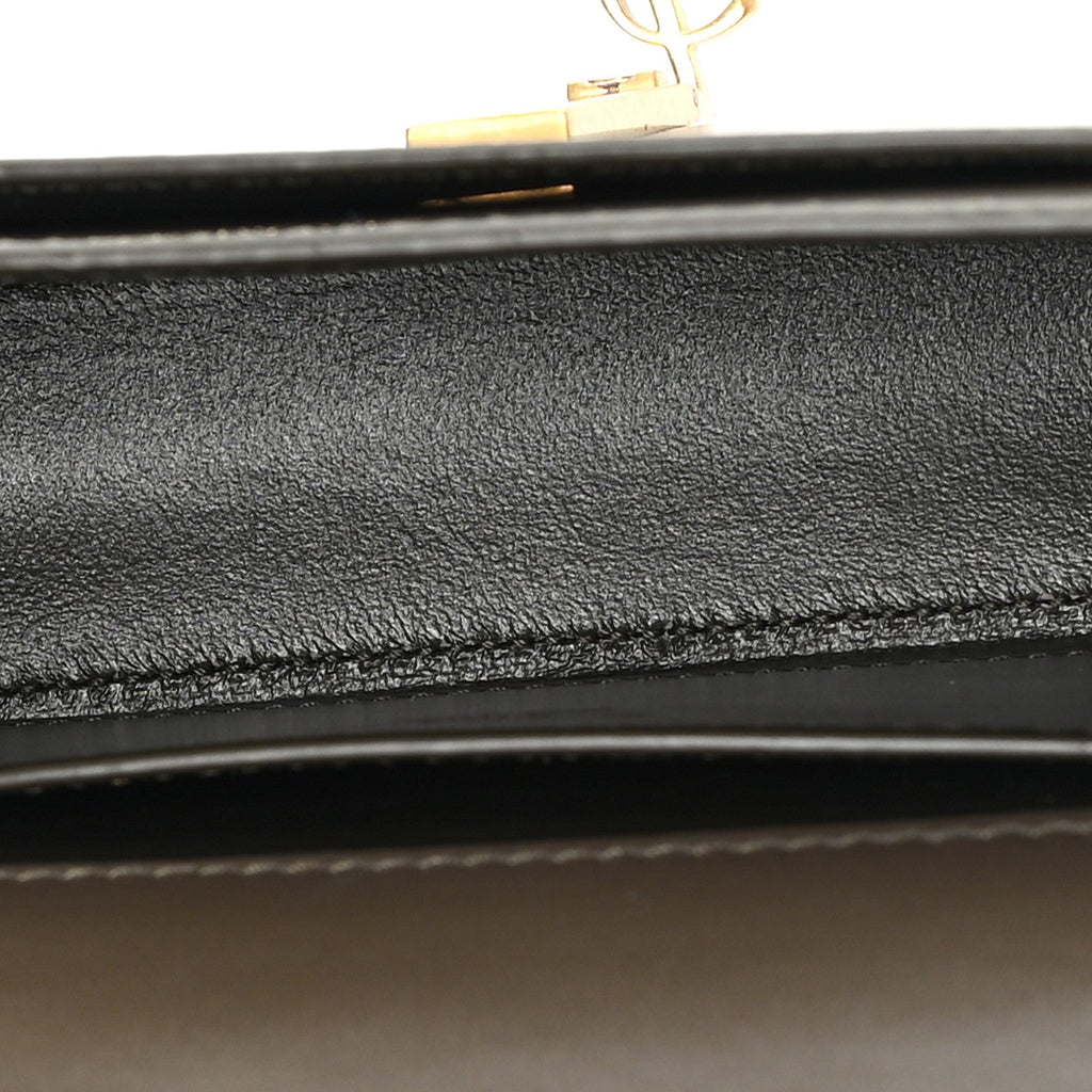 Box Calfskin Mini Voltaire Shoulder Bag Deep Musk