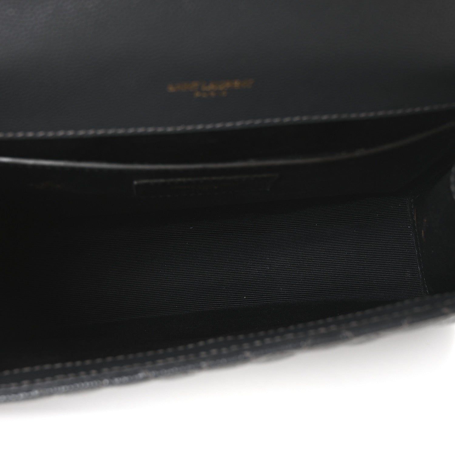 Grain De Poudre Textured Mixed Matelasse Triquilt Medium Monogram Satchel Dark Smog