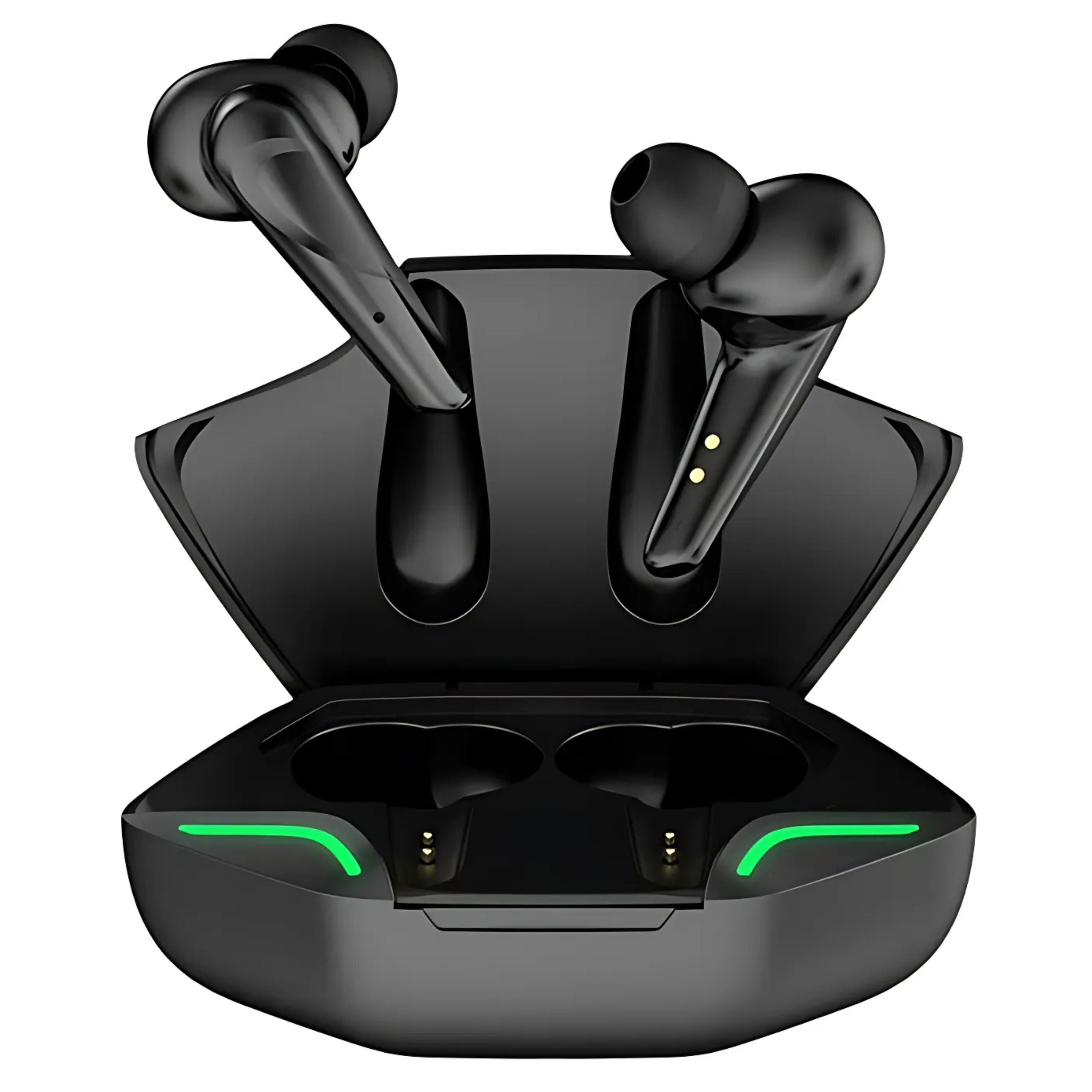 KENRO TWS Wireless Earbuds BT5.2 In-Ear Mini Stereo with LED Lights - Black
