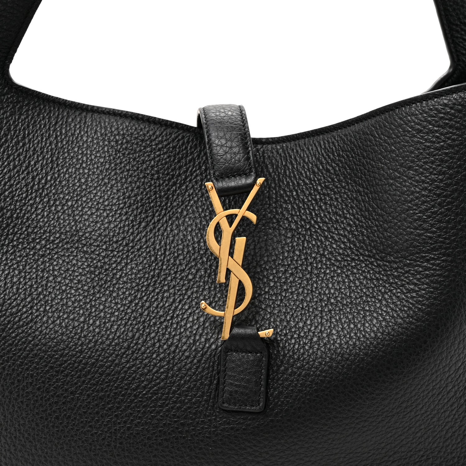 Grained Deerskin Bea Tote Black