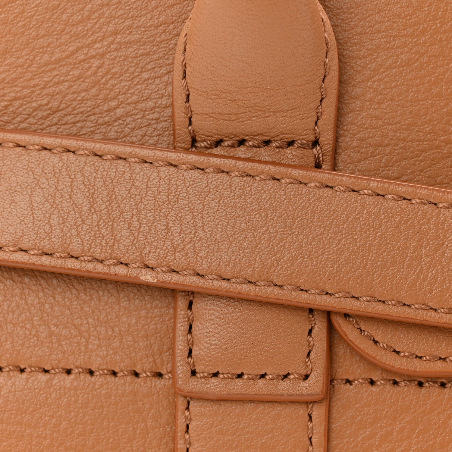 Small Classic Grain Mini Zipped Bayswater Sable