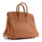 Taurillon Novillo Birkin 25 Gold