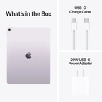 Apple iPad Air 13" M4 Chip WiFi Tablet 256GB SSD Purple MH5X4LL/A 2026 Model