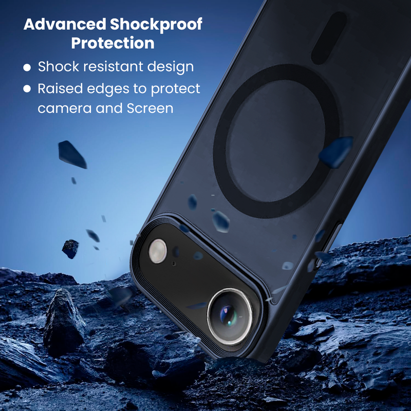 Entronix [Magnetic] Case Compatible with iPhone 17 Air - Translucent Frosted Matte