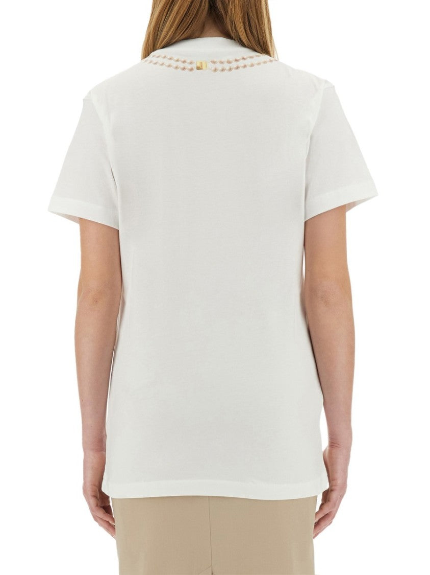 T-Shirt mit „Breakfast“-Logo-Print