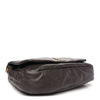 Lambskin Matelasse Monogram Large Jamie 4.3 Dark Sweet Chocolate
