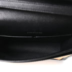 Grainy Calfskin Vintage Check Small Macken Crossbody Bag Black