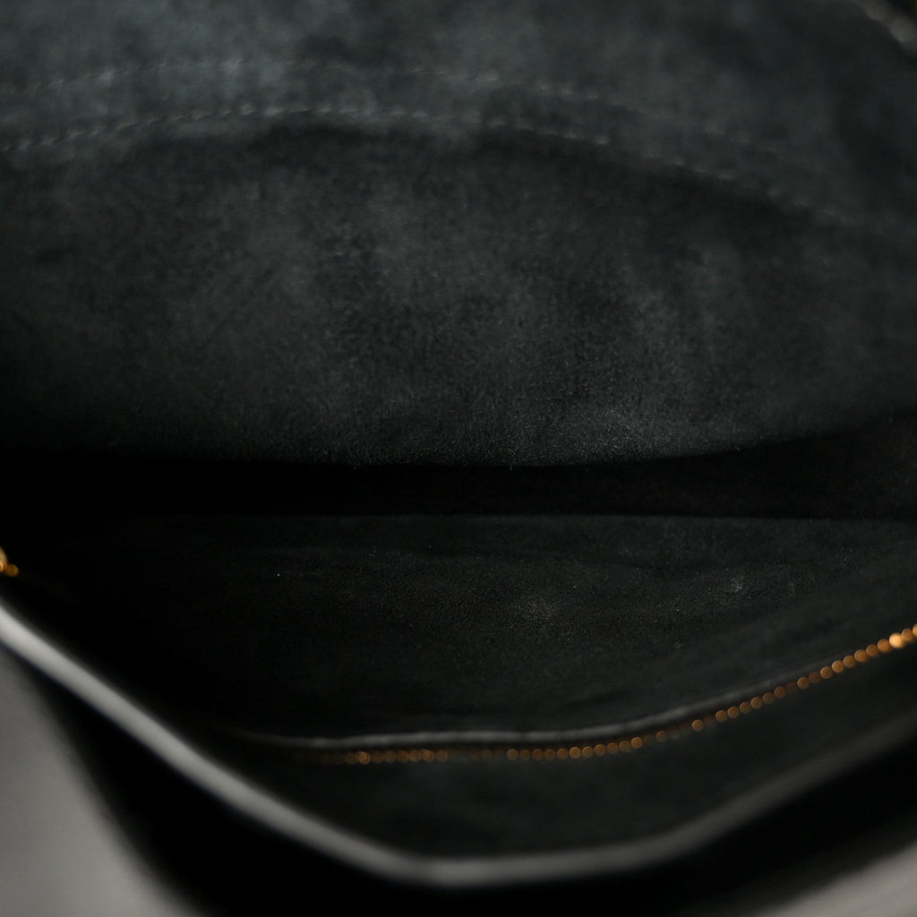 Silky Calfskin Small Ciao Ciao Black