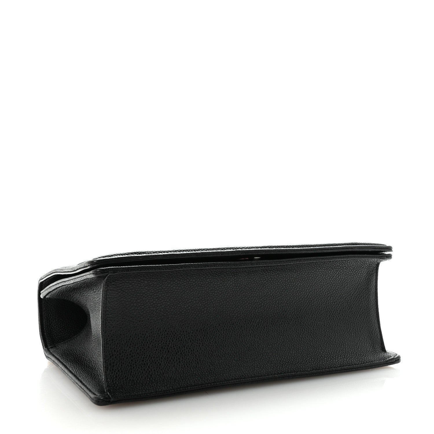 Grained Calfskin Medium Diorama Flap Bag Black