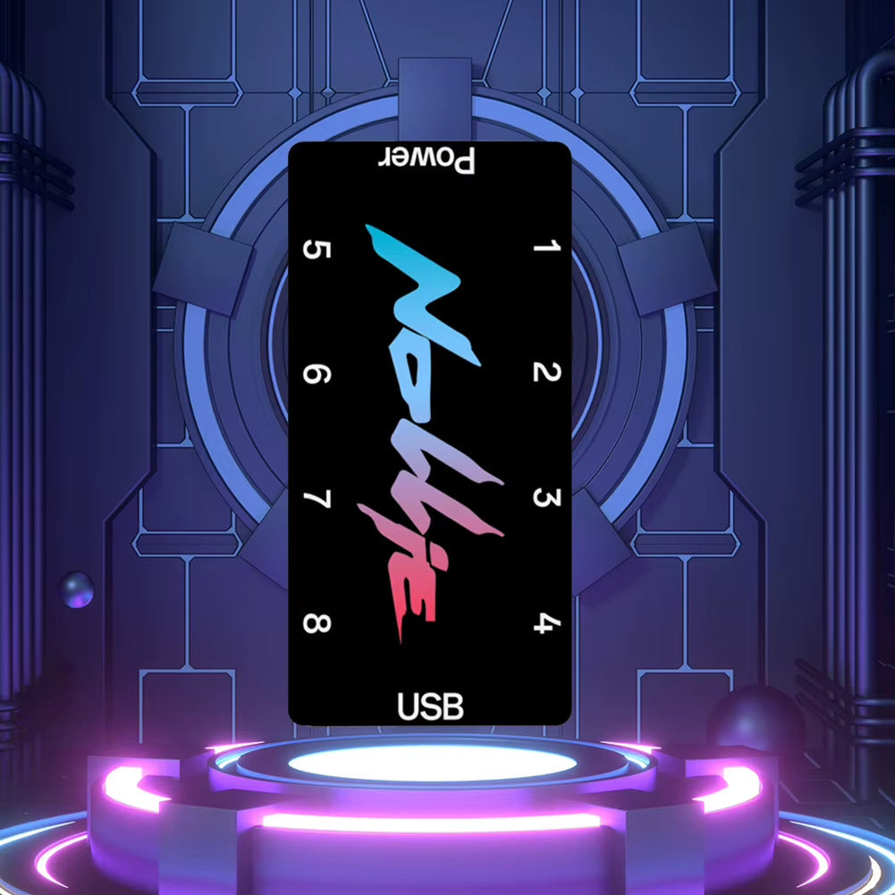 RGB Universal 5V 3-PIN Addressable ARGB Controller and 8-Way Splitter Hub for Computer Case Fans and Light Strips