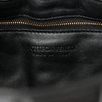 Nappa Maxi Intreccio Padded Cassette Crossbody Bag Black