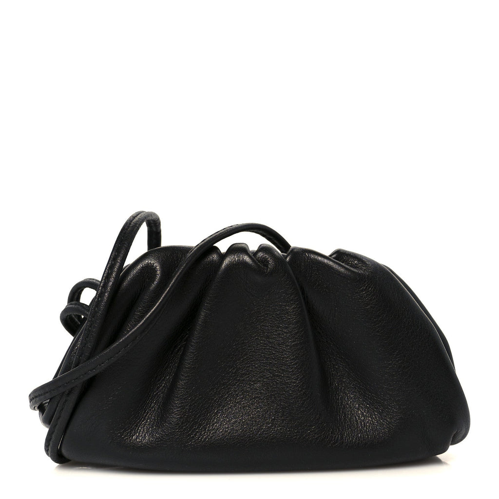 Butter Calfskin Coin Purse Black