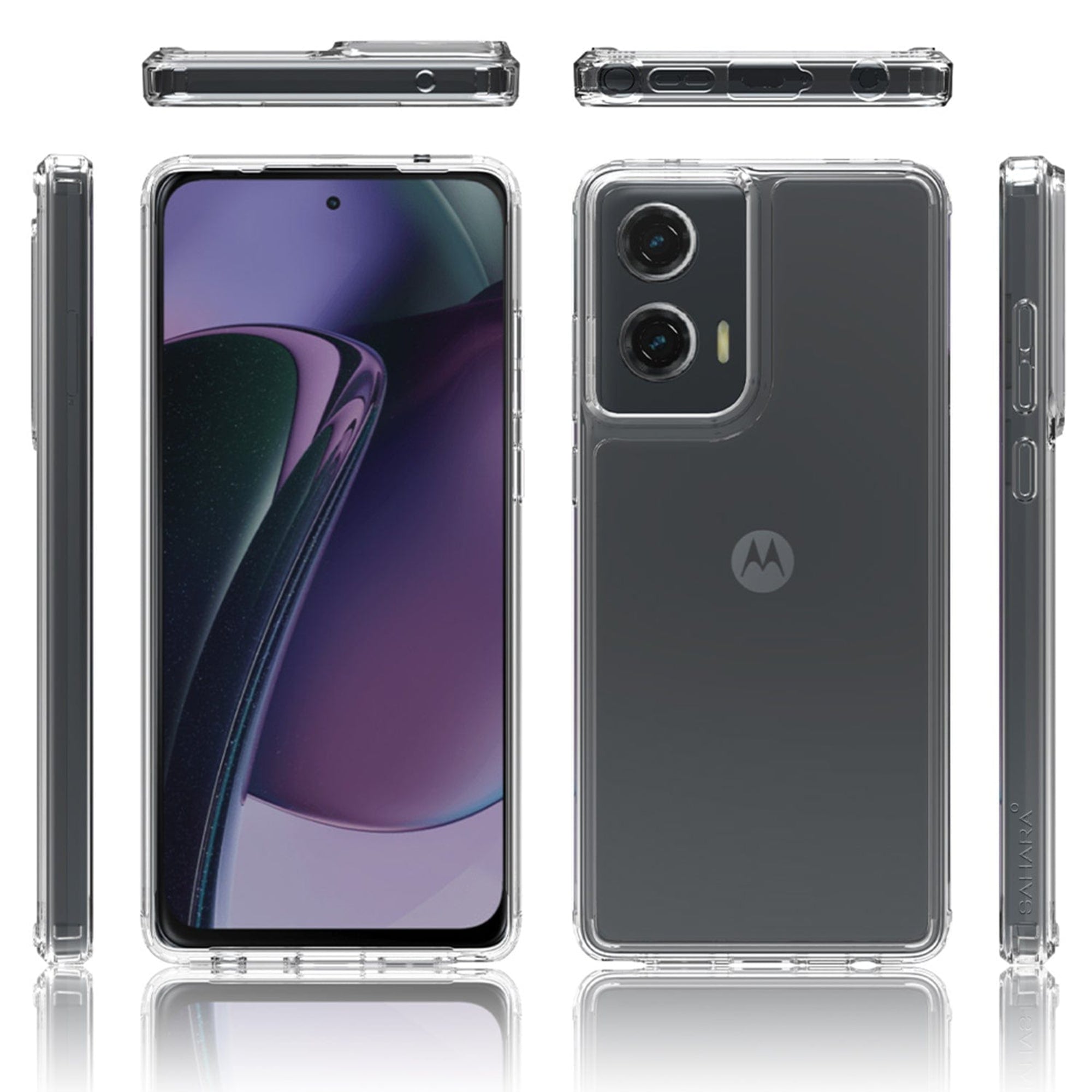 SAHARA - Inspire Series Crystal Clear Hard Shell Case - Motorola G Stylus 5G (2024)