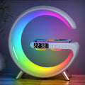 Light Wireless Charger And Speaker With Clock