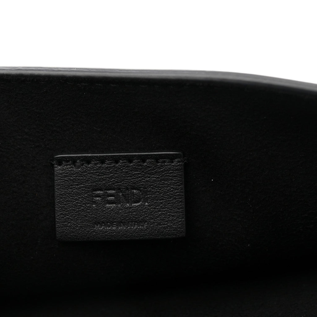 Vitello King Crystal Fab Crossbody Bag Black