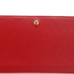 Guccissima Signature Bowy Chain Wallet Hibiscus Red