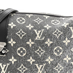 Monogram Jacquard Denim Side Trunk Grey