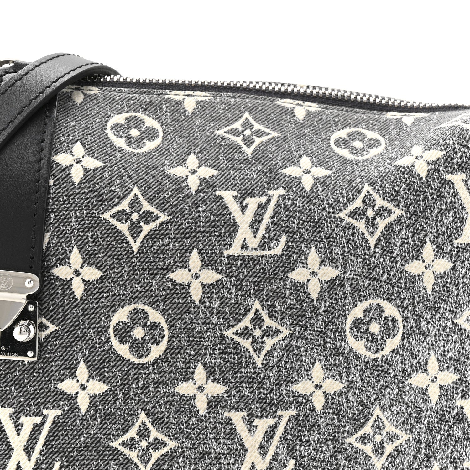 Monogram Jacquard Denim Side Trunk Grey