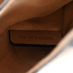 Grained Calfskin Mini Saddle Bag Fard