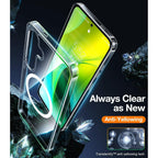 Entronix [Magnetic] Case Compatible with Galaxy S25 FE - [Hard Back] Slim Clear