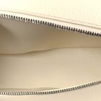 Grained Calfskin L19 Extra Pocket Pouch  Whisper White