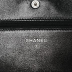 Aged Calfskin Quilted Reissue Wallet On Chain WOC Black