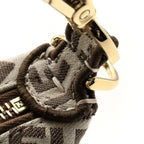 Fabric Jacquard FF 1974 Nano Fendigraphy Hobo Charm Beige