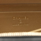 Lambskin Quilted CC Pearl Crush Camera Case Black