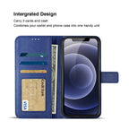 Slim Stand Case With Card Holder Slots Apple Iphone 12 Mini In Blue